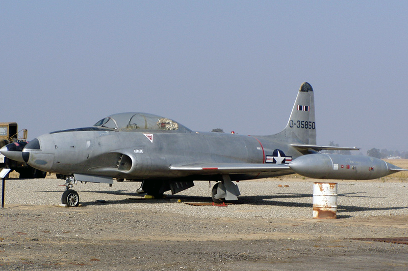 Lockheed T-33A Shooting Star at Estrella Warbirds Museum in Paso Robles CA