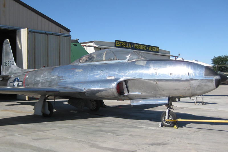 Lockheed T-33A Shooting Star at Estrella Warbirds Museum in Paso Robles CA