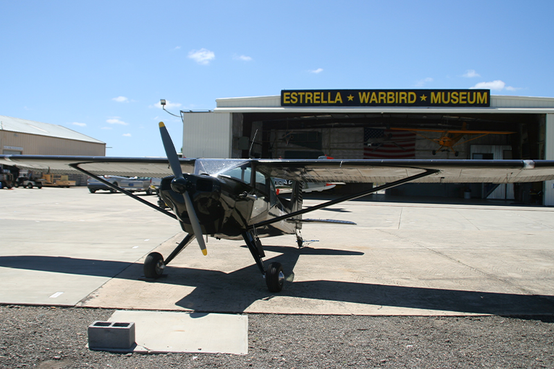 Luscombe T8F Observer at Estrella Warbirds Museum, Paso Robles, CA