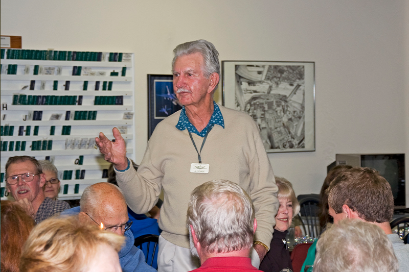 Al Schade, former Aircraft Restoration Manager,  at Estrella Warbirds Museum
