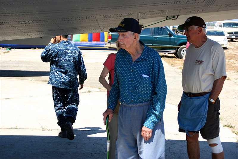 Al Schade, former Aircraft Restoration Manager,  at Estrella Warbirds Museum