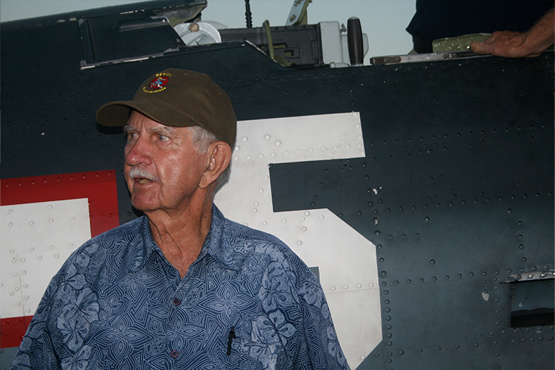 Al Schade, former Aircraft Restoration Manager,  at Estrella Warbirds Museum