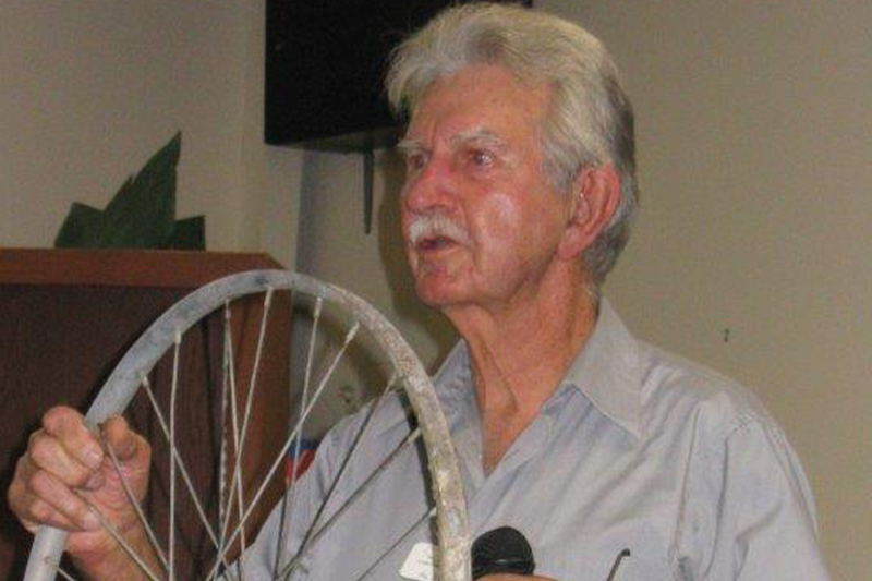 Al Schade, former Aircraft Restoration Manager,  at Estrella Warbirds Museum