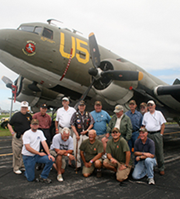 Sherm Smoot, Member, Board of Directors, Past President, 2013-2015 and 2016-2017,  at Estrella Warbirds Museum, Paso Robles, CA