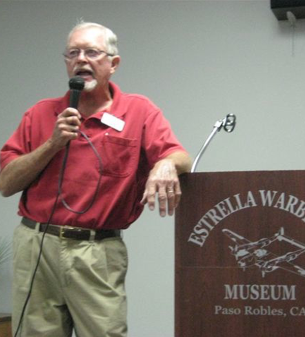 Wayne Rice, Kitchen Manager, Former Board Member, Former President,  at Estrella Warbirds Museum, Paso Robles, CA