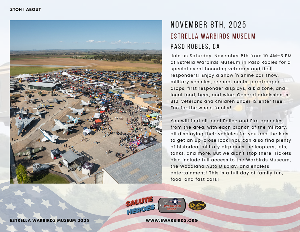 Salute to our heroes at Estrella Warbirds Museum Nov 8, 2025