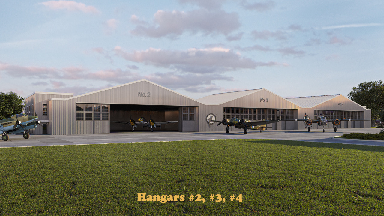 Proposed Hangars 3, 4 and 5