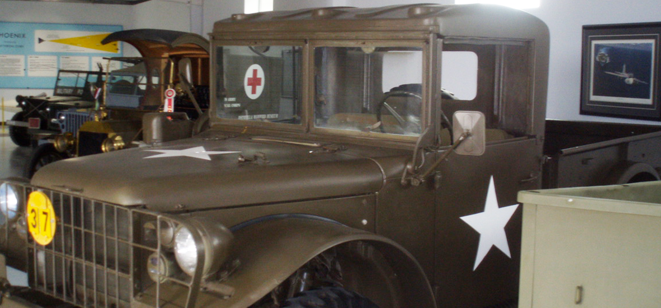 Vehicles on Display at Estrella Warbirds Museum