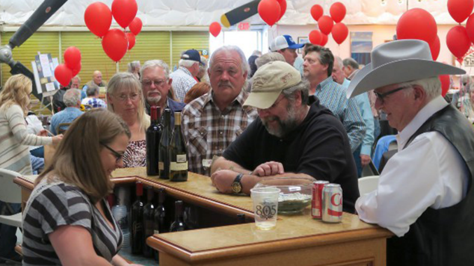 Dinner and Barn Dance prior to Warbirds Wings & Wheels event, at Estrella Warbirds Museum