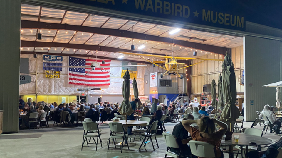 Dinner and Barn Dance prior to Warbirds Wings & Wheels event, at Estrella Warbirds Museum